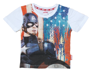 T-Shirt Capitano America Avengers MARVEL Supereroi 3/7 Anni - Mv28002