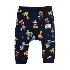 Pantalone Tuta Topolino Paperino Pluto Pippo DISNEY Neonato Sun City - Hu0017blu