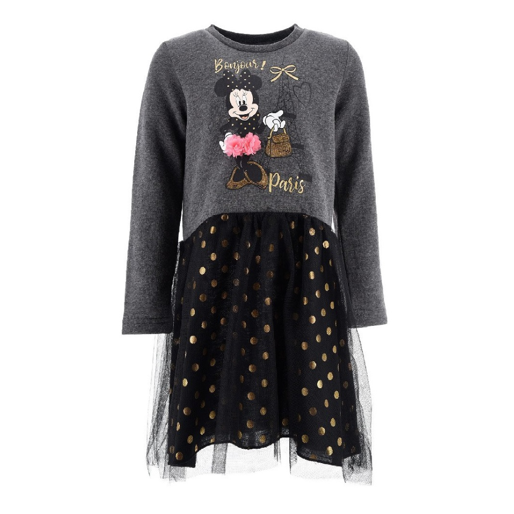 Scamiciata M.l. Minnie Mouse DISNEY Bambina Sun City - Hu1035grigio