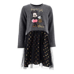 Scamiciata M.l. Minnie Mouse DISNEY Bambina Sun City - Hu1035grigio