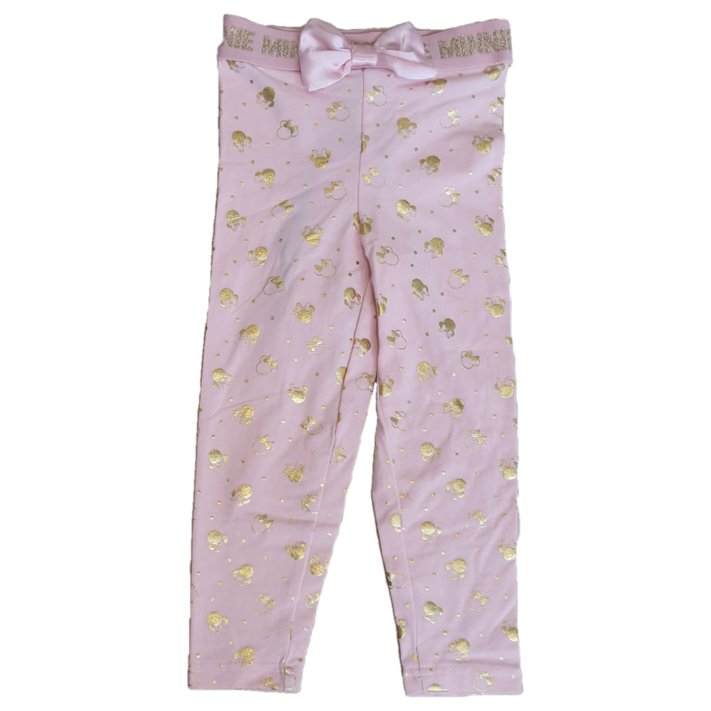 Leggings Minnie Mouse DISNEY Pantalone Bambina Sun City - Hu1037rosa