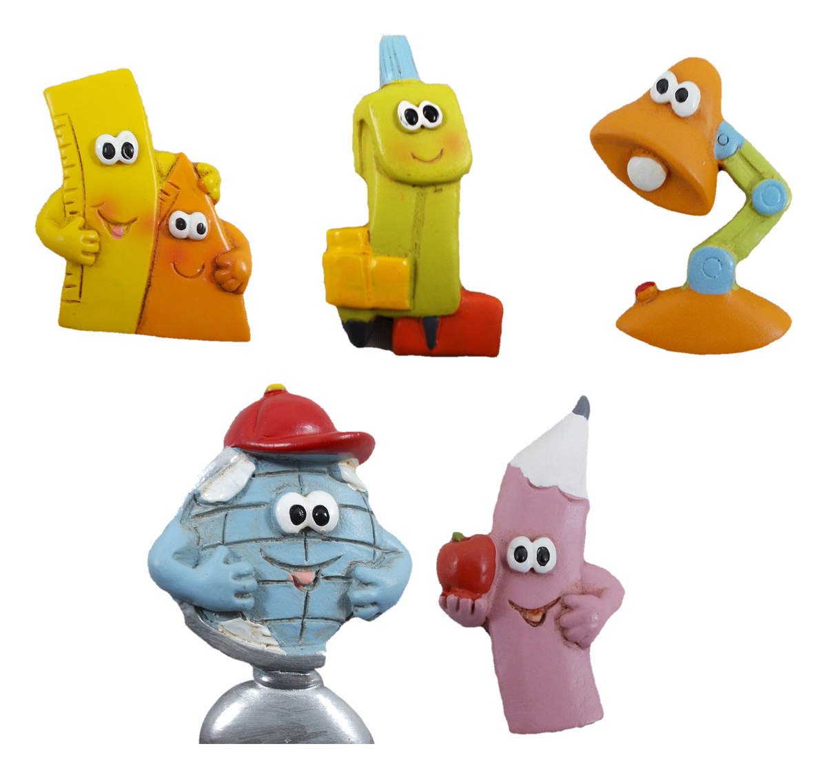 Bomboniera Statuina Calamita Compasso Lampada Mappamondo Matita Righello Magnete in Ceramica Oggetti Cerimonie Ilary Queen Personalizzanili