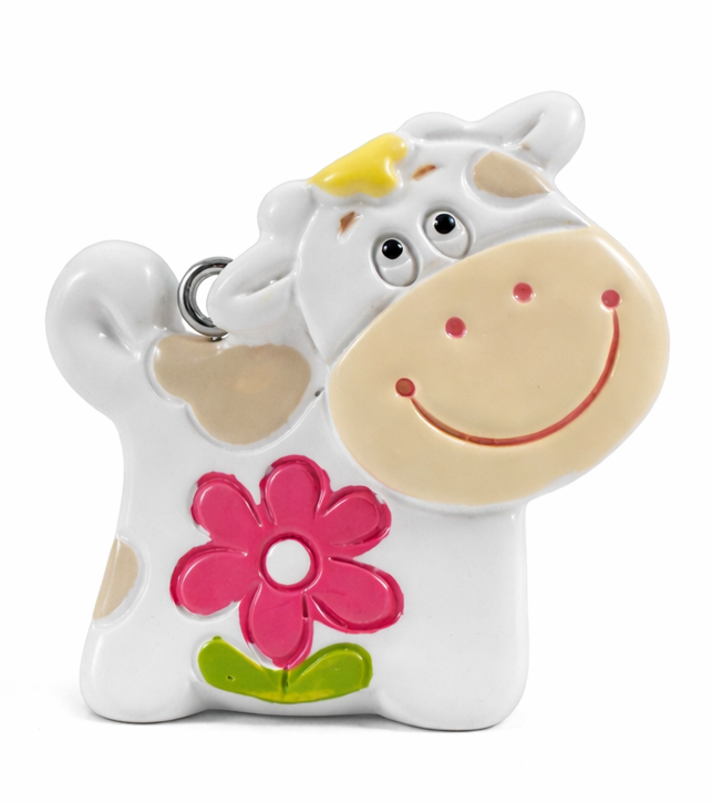 Bomboniera Statuina Ciondolo Animali Gatto Mucca Giraffa Leone in Ceramica Oggetti per Cerimonie Ilary Queen Personalizzanili