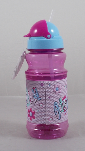 Borraccia Sport in Plastica con Scritta a Rilievo Nome Giovanna H 19 CM