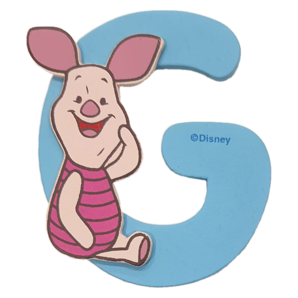 Lettere in Legno DISNEY Winnie the Pooh e Friends 8cm G
