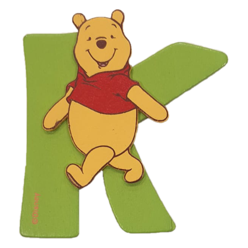 Lettere in Legno DISNEY Winnie the Pooh e Friends 8cm K