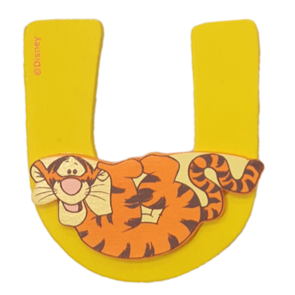 Lettere in Legno DISNEY Winnie the Pooh e Friends 8cm U