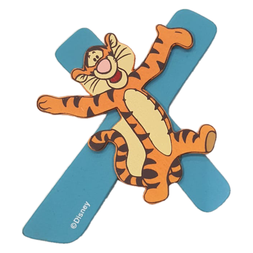 Lettere in Legno DISNEY Winnie the Pooh e Friends 8cm X