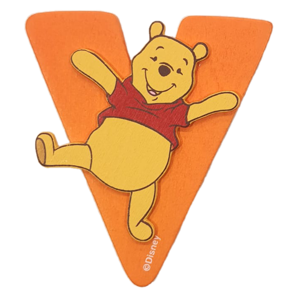 Lettere in Legno DISNEY Winnie the Pooh e Friends 8cm V