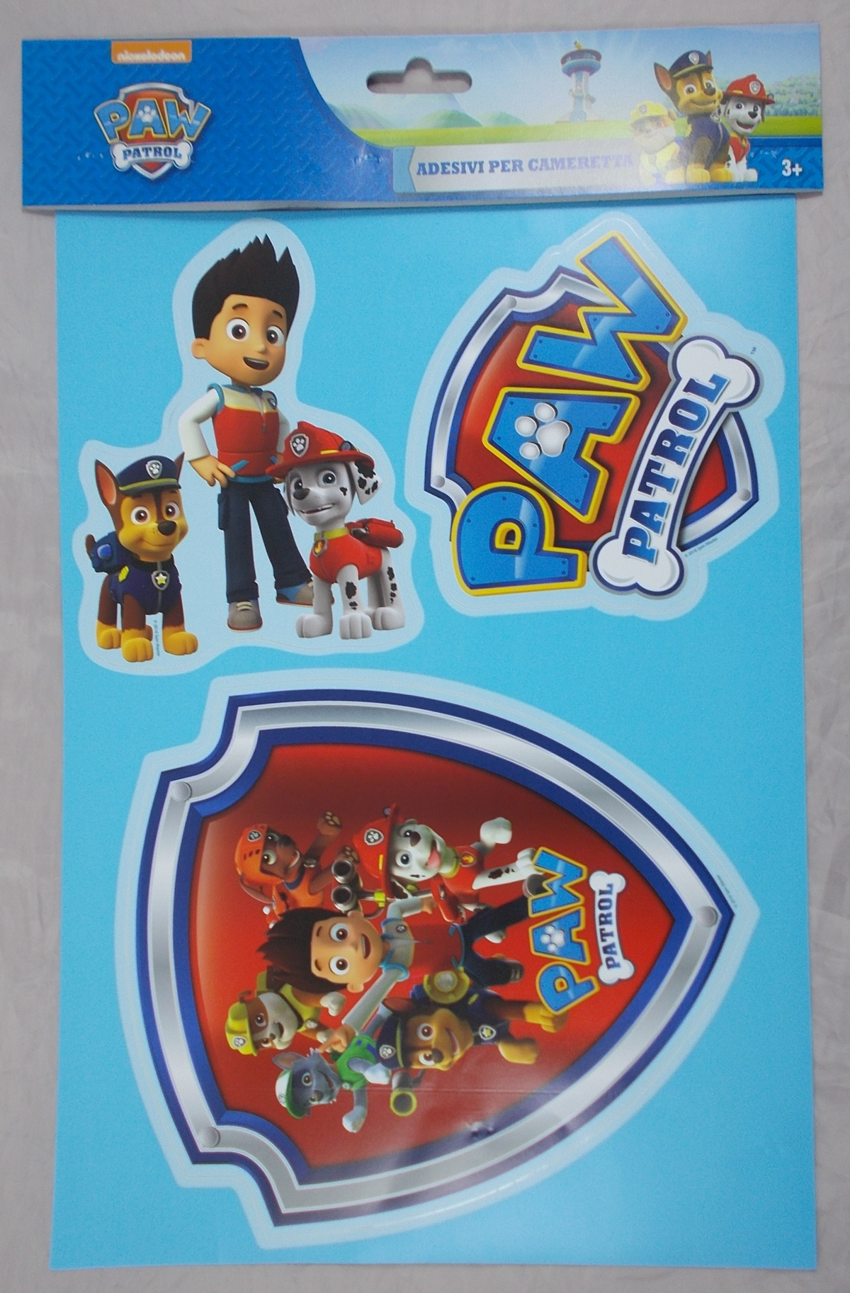 Decori Adesivi Removibile Paw Patrol 1 Foglio Cm. 40x28 - 160133