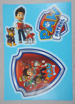 Decori Adesivi Removibile Paw Patrol 1 Foglio Cm. 40x28 - 160133
