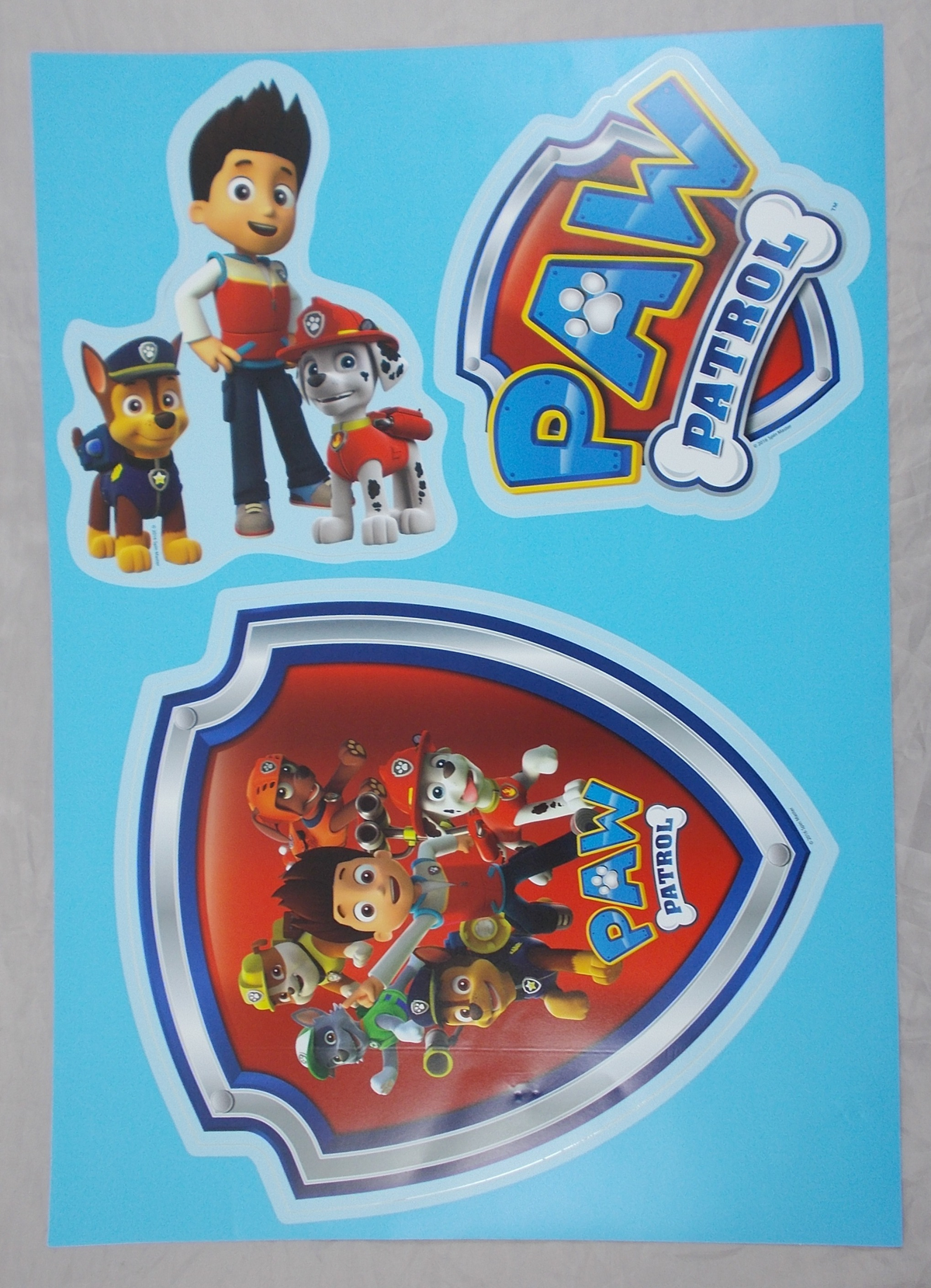 Decori Adesivi Removibile Paw Patrol 1 Foglio Cm. 40x28 - 160133