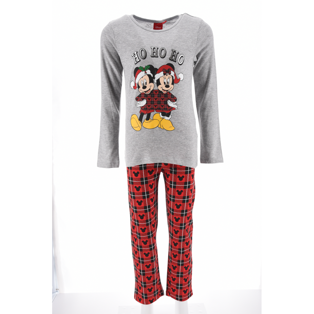Pigiama Natalizio Minnie Mouse DISNEY Bambina - Hu2102grigio