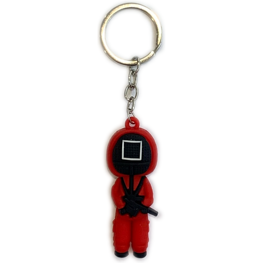 Portachiavi Squid Game Netflix Guardie 7 CM - Invio Casuale