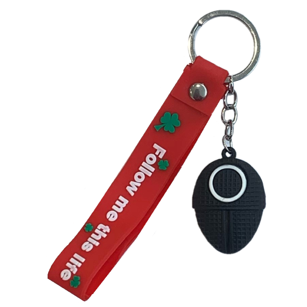 Portachiavi Squid Game Netflix Maschere Guardie 5 CM - Invio Casuale
