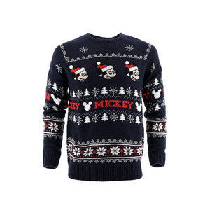 Maglione Natalizio Mickey Mouse DISNEY Topolino Maglietta Adulto Sun City - Hu3552