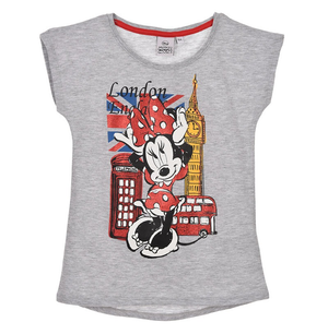 T-Shirt Maglietta Minne Manica Corta Estiva Bambina DISNEY 3/8 Anni - Ep1087grigio