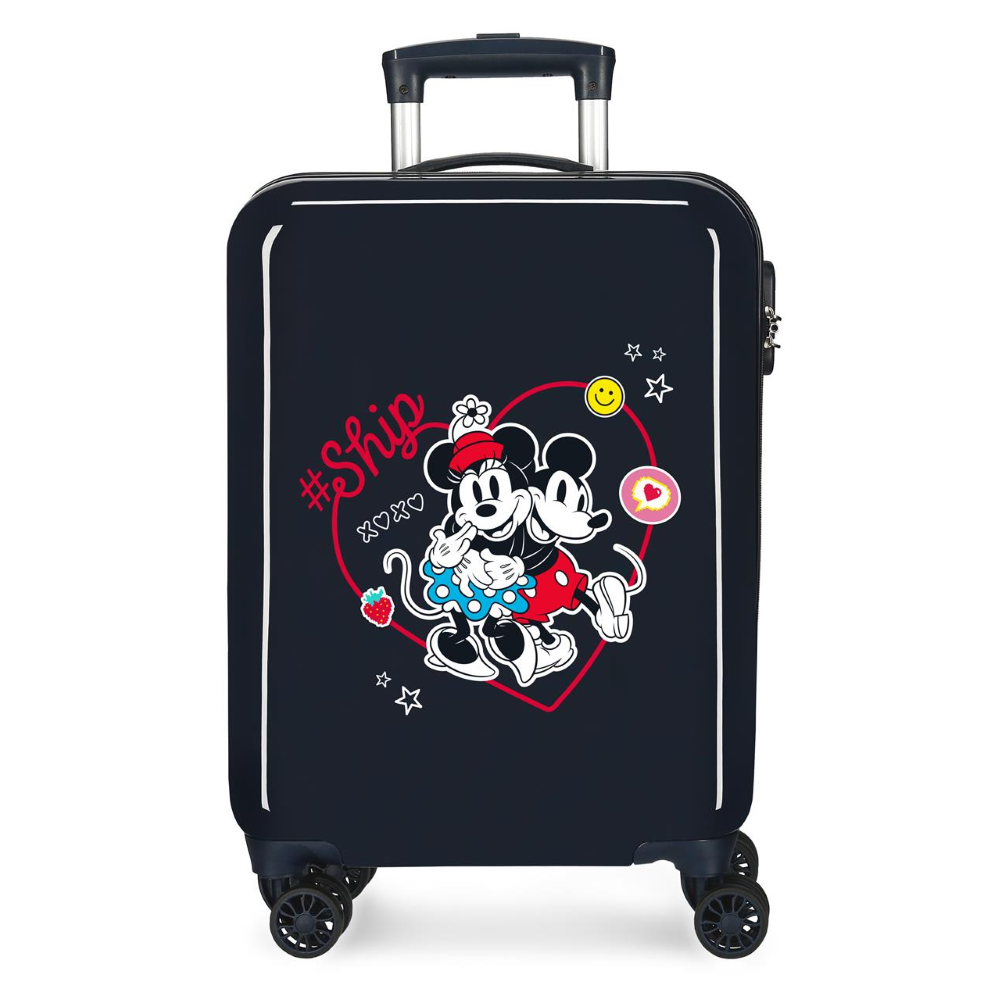 Trolley Topolino e Minnie DISNEY Valigia da Viaggio Cm. 55 in ABS - 4491721