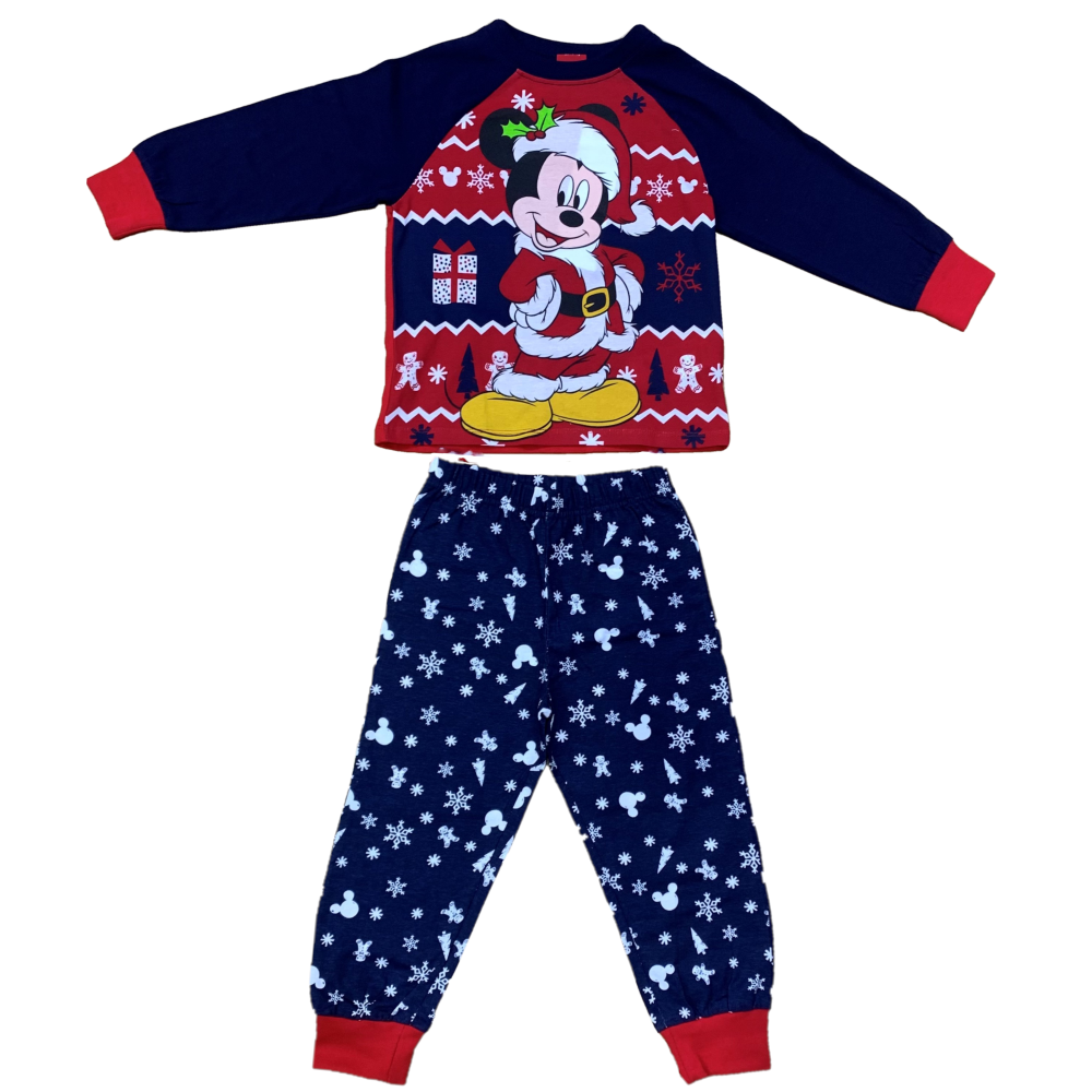Pigiama Natalizio Mickey Mouse DISNEY Topolino Bambino - Hu2145blu