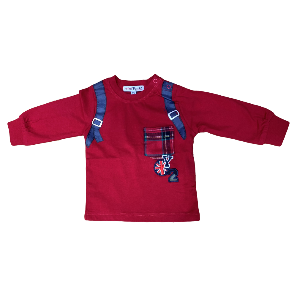 T-Shirt M.l. Yours Culla Neonato Bambino 100% Co - Ay1100