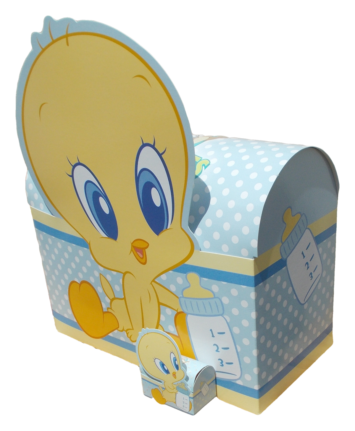 Bomboniera DISNEY Titty Celeste a Baule Looney Tunes Cm. 7x9x3.5