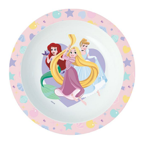 Piatto Fondo Principesse DISNEY in Plastica Microonde Cm. 20 - St51248