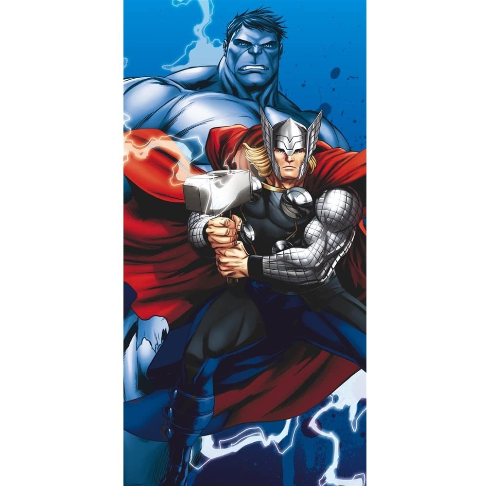 Telo Mare Avengers Thor Asciugamano MARVEL in Microcotone Cm. 140x70 - 50288