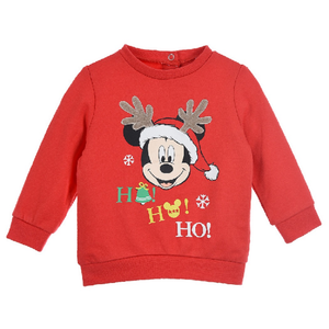 T-Shirt Natalizia Ickey Mouse DISNEY Topolino Maglietta Neonato Sun City - Hu0035rosso