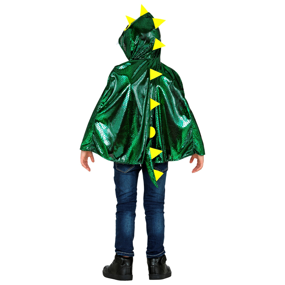 Costume Carnevale Drago Mantello con Cappuccio Bambino Abito Travestimento - 1027