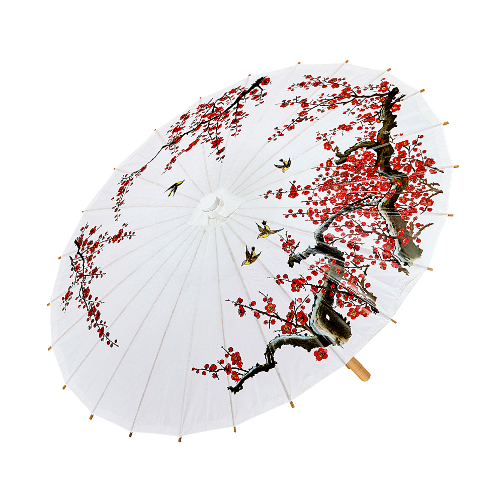Vestito Carnenale + Accessori Geisha Bambina Giapponese Kimono Parasole Parrucca Travestimento (8/10 Anni)