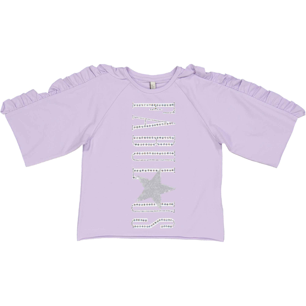 T-Shirt Manica a Trequarti Maglietta Bambina Birba Taglie 3/8 Anni - 44442.00/p