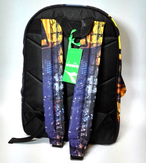 Zaino Diadora Fiori Americano Scuola + Tombolino Cm. 42x32x19 - 160160taxi