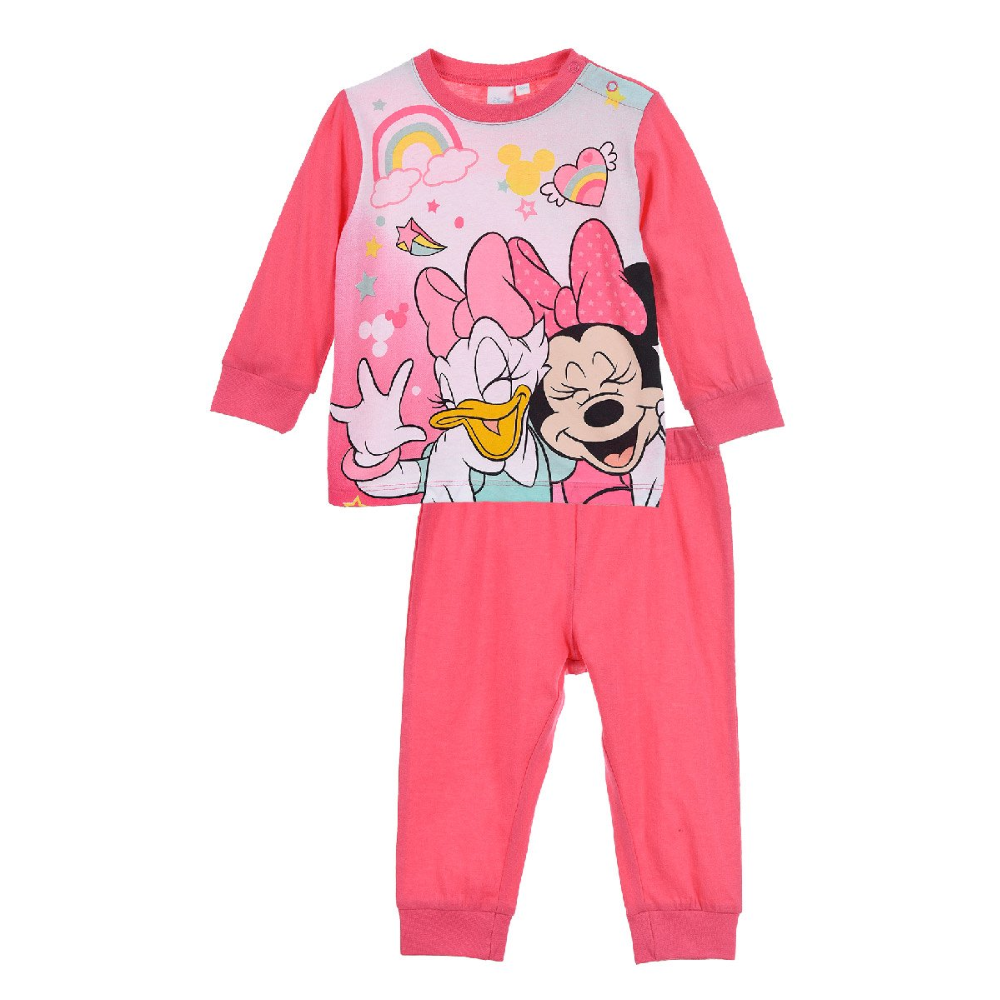 Pigiama Primaverile Minnie Mouse DISNEY Neonata Bambina - Ev0358fuxia