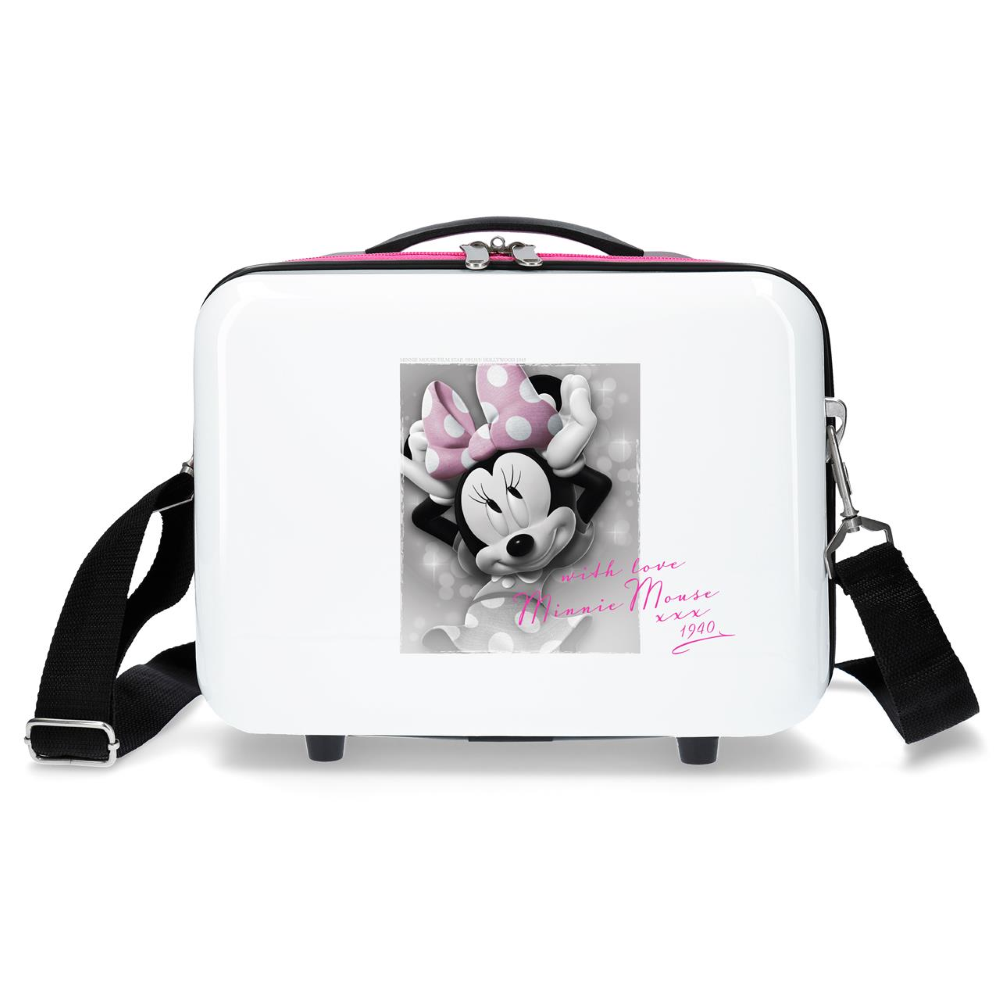 Beauty Case Minnie DISNEY Borsa Viaggio in ABS Adattabile a Trolley - 3663963