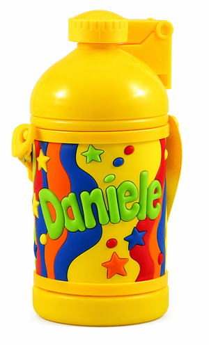 Borraccia Sport in Plastica con Nome H 16 CM 380 Ml Daniele