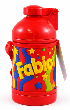 Borraccia Sport in Plastica con Nome H 16 CM 380 Ml Fabio