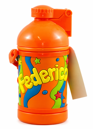 Borraccia Sport in Plastica con Nome H 16 CM 380 Ml Federico