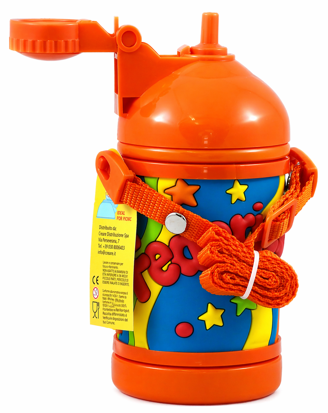 Borraccia Sport in Plastica con Nome H 16 CM 380 Ml Federico