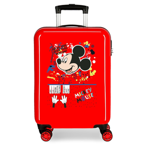Trolley Mickey Mouse DISNEY Topolino Valigia da Viaggio Cm. 55 in ABS - 4571721
