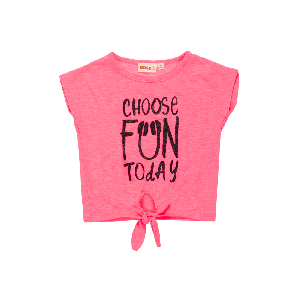 T-Shirt M.c. Corta Maglietta Bambina 4/16 Anni Ubs2 - E229128
