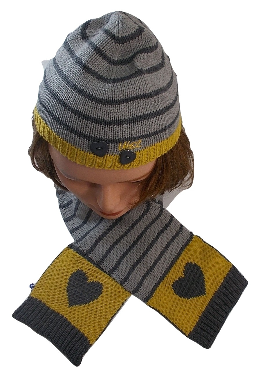 Cappello con Sciarpa Ubs2 Bambina Neonata 3/24 Mesi - 6404