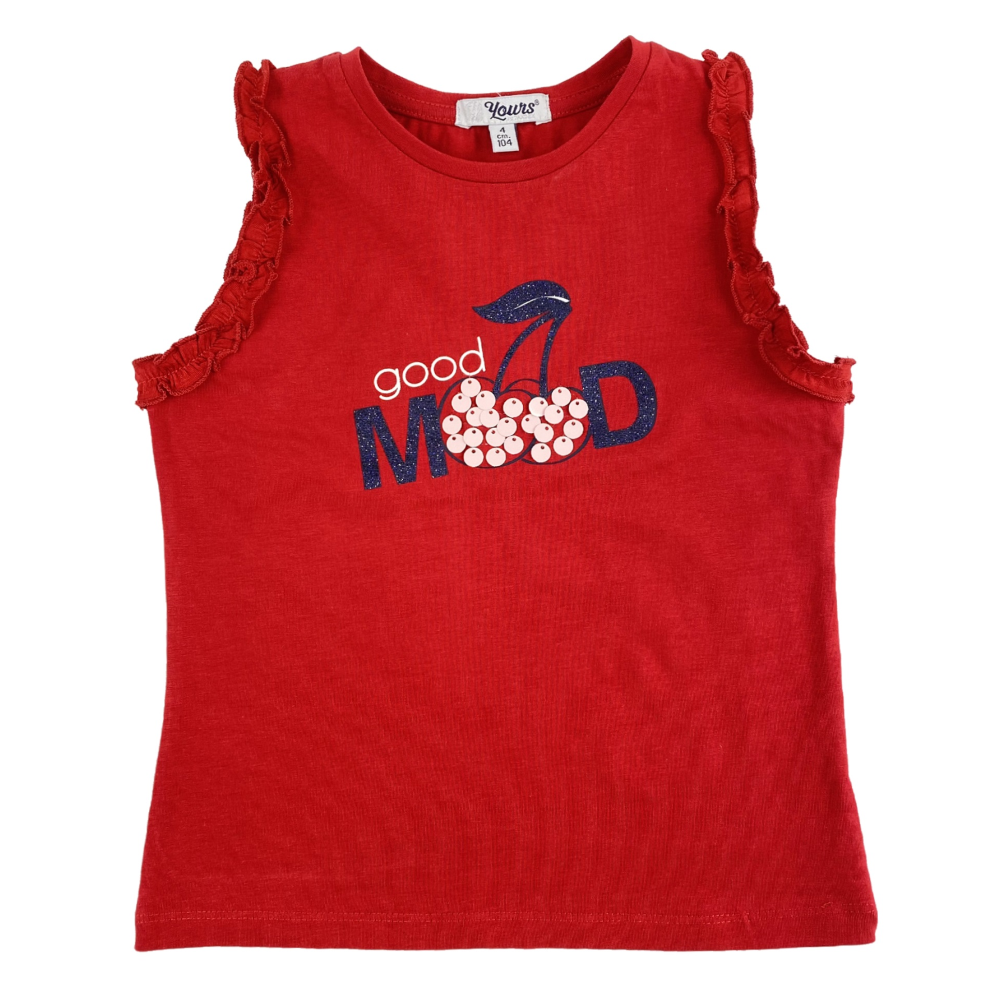 Canotta T-Shirt Yours Bambina 3/7 Anni - Ay2618