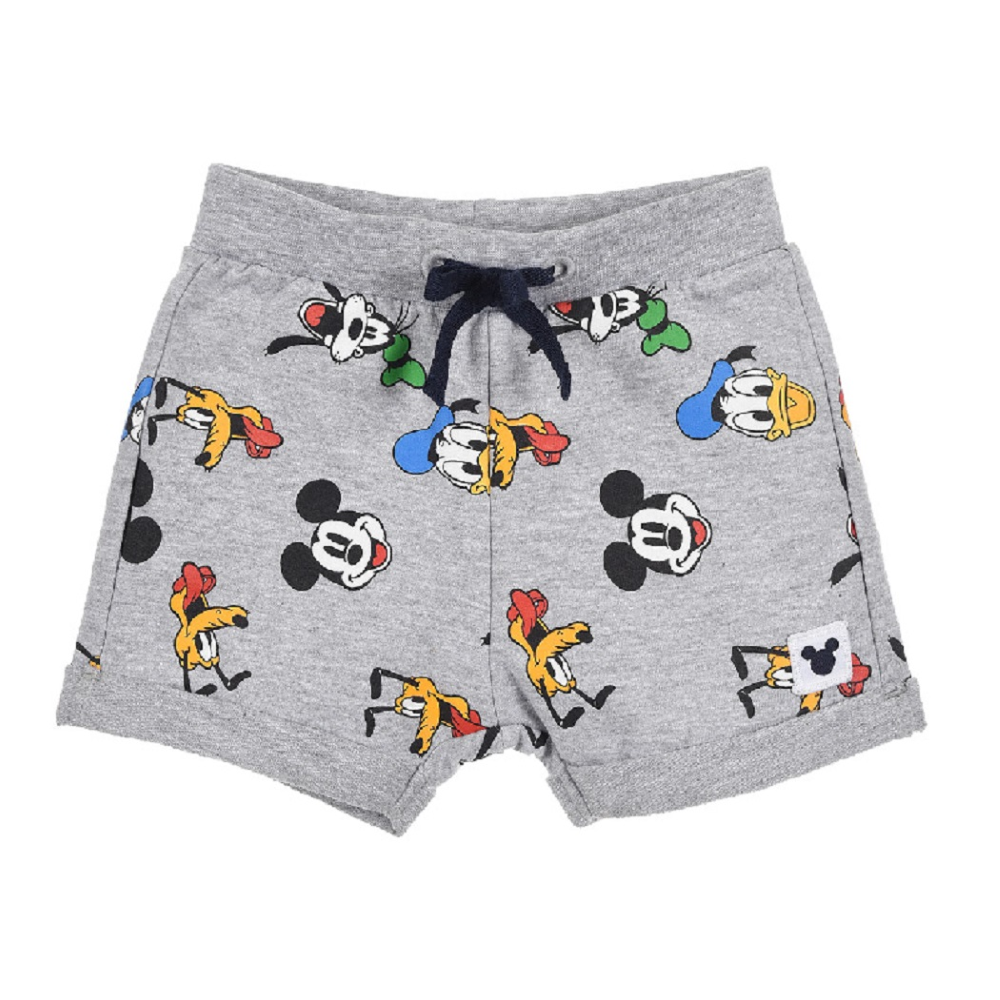 Bermuda Mickey Mouse DISNEY Topolino Pantaloncino Neonato Bambino - Ev0072grigio