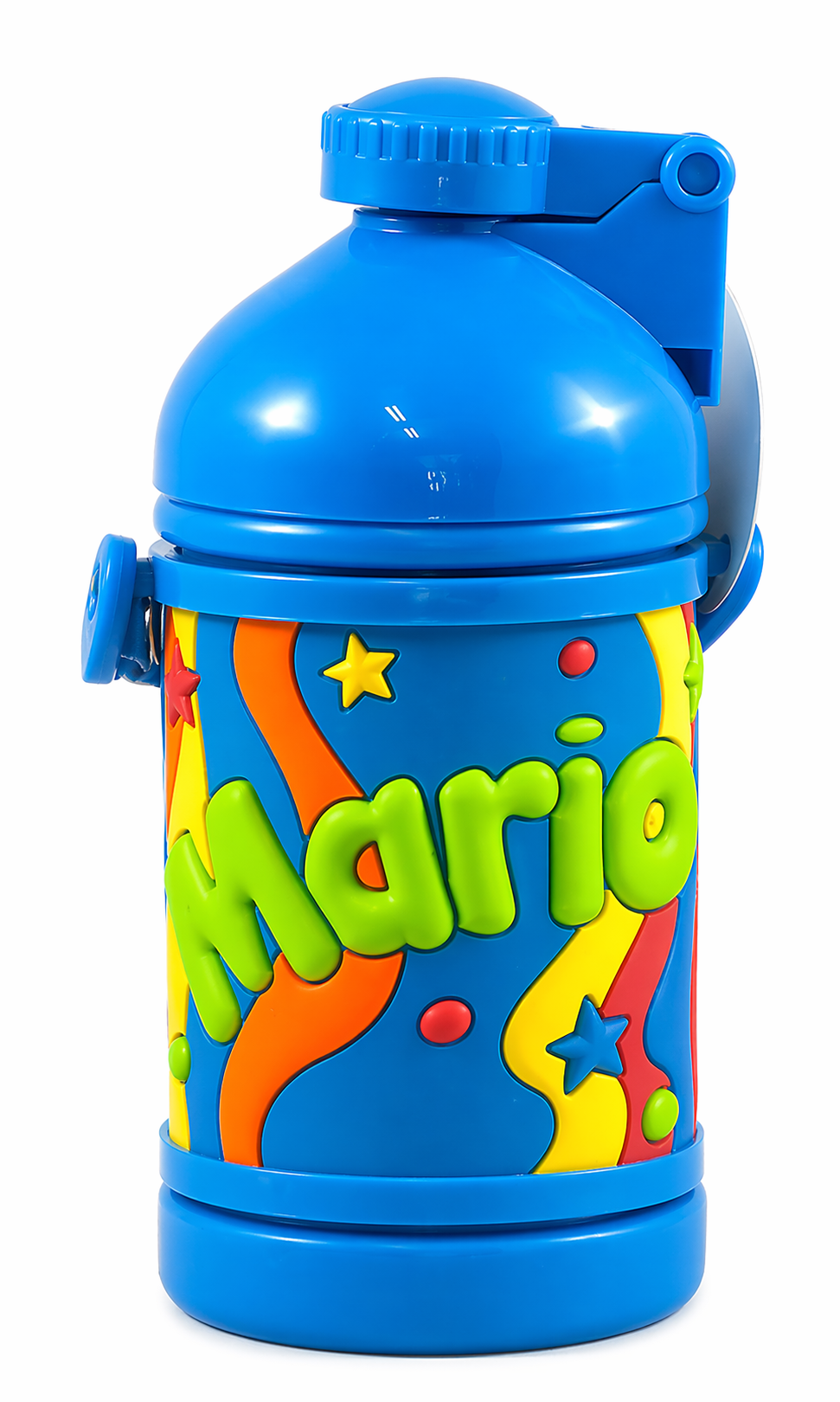 Borraccia Sport in Plastica con Nome H 16 CM 380 Ml Mario
