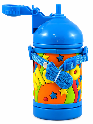 Borraccia Sport in Plastica con Nome H 16 CM 380 Ml Mario