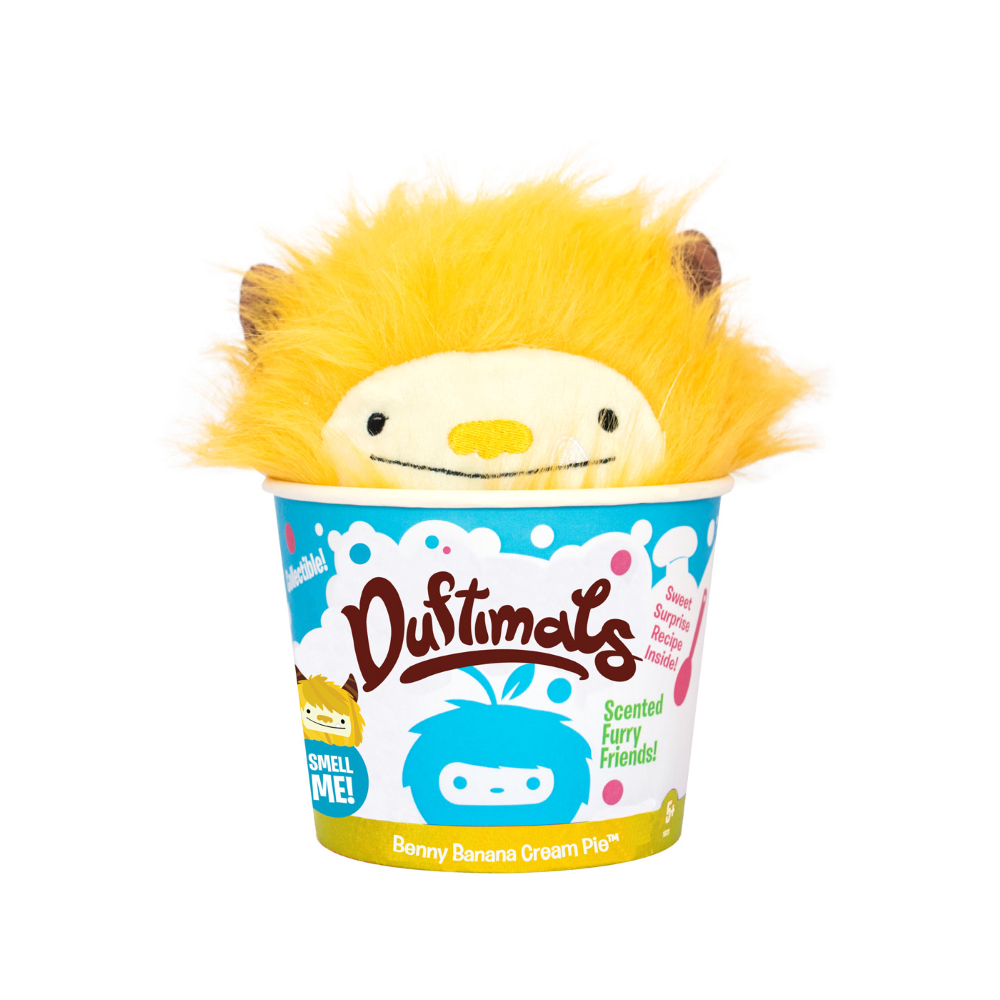 Peluche Profumato Benny Banana Cream Pie Aroma Alla Banana con Ricetta in Confezione