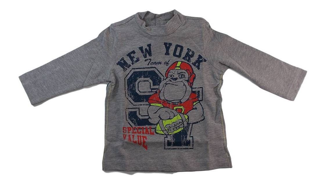 T-Shirt Bambino Neonato Mauli Taglie 6/36 Mesi - 94052 Grigio