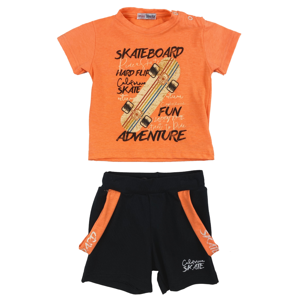 Completo Bermuda + T-Shirt M.c. Yours Neonato 6/30 Mesi - Ay1566
