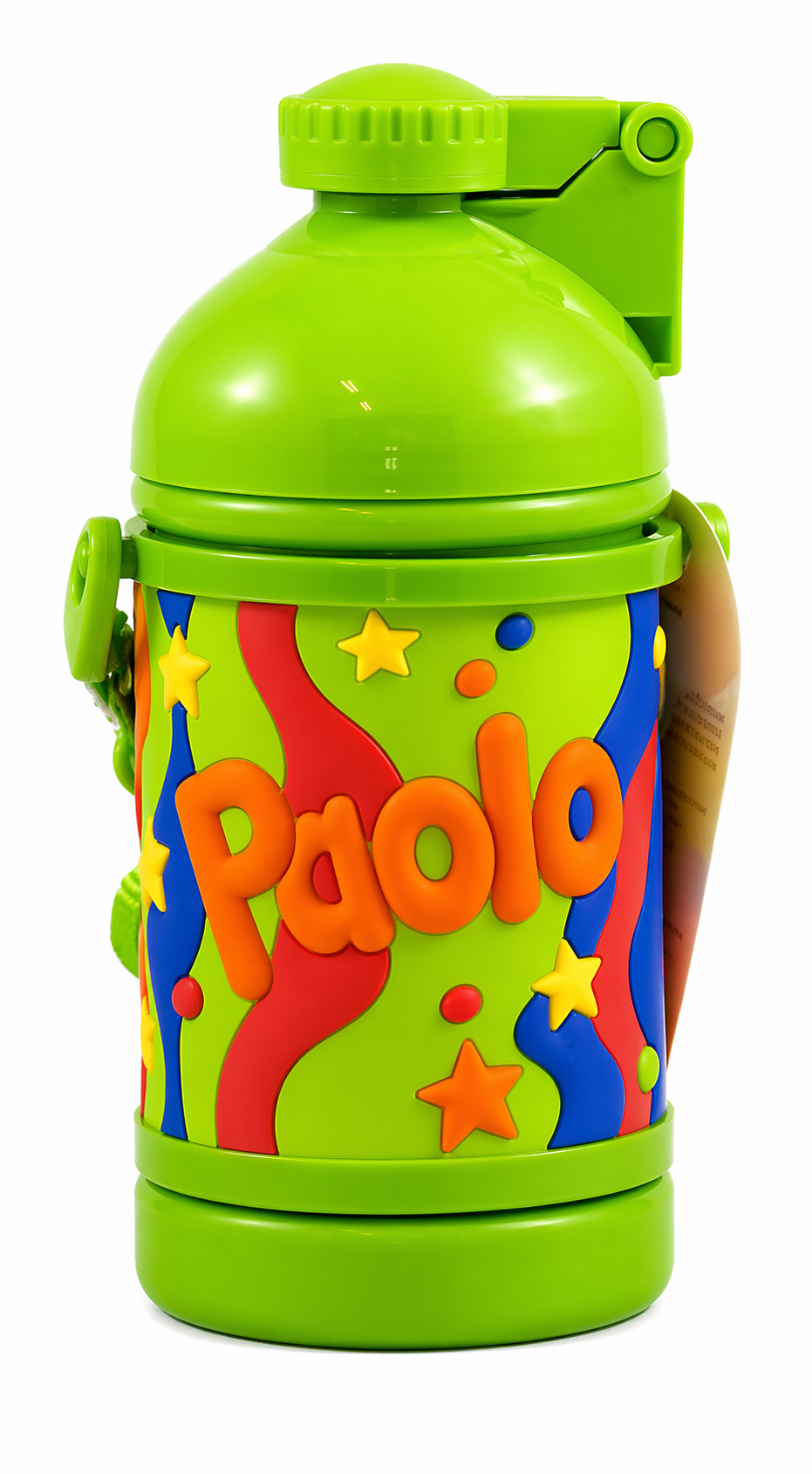 Borraccia Sport in Plastica con Nome H 16 CM 380 Ml Paolo