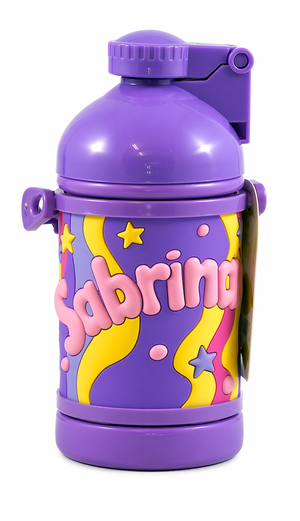 Borraccia Sport in Plastica con Nome H 16 CM 380 Ml Sabrina